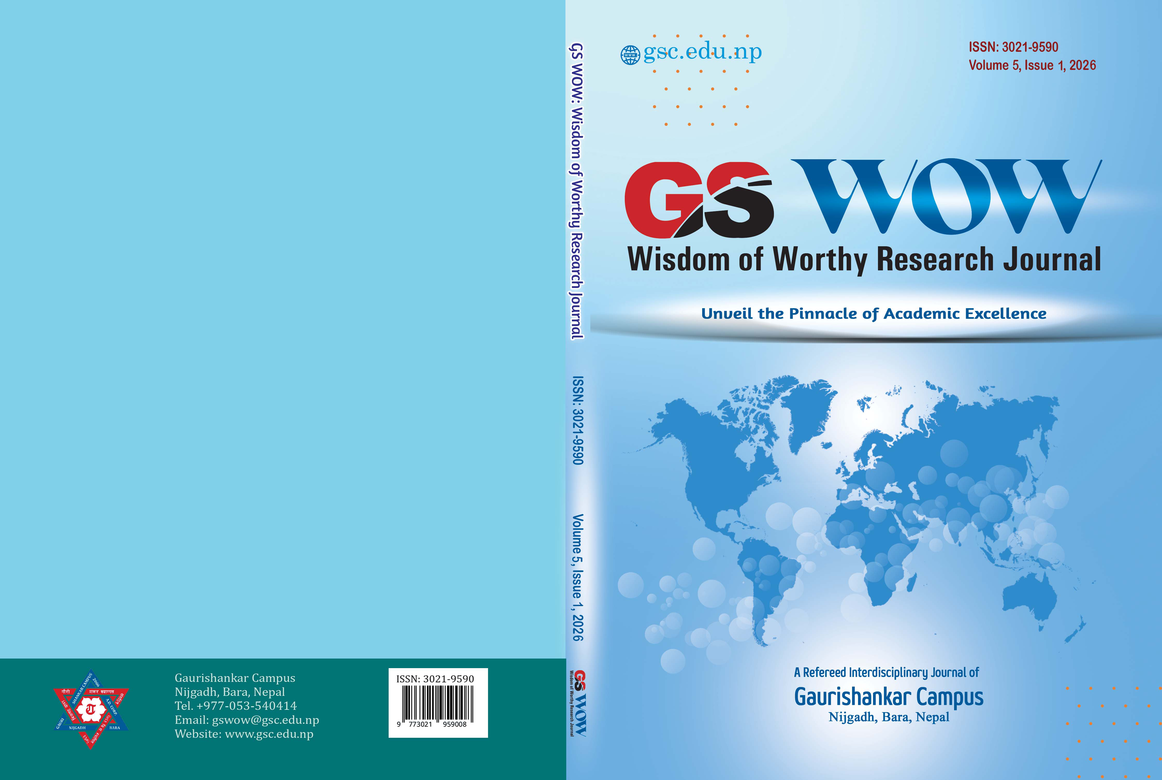 GS WOW || Issue 1 || ISSN: 3021-9590 : Political Communication in Nepal: Artificial Intelligence, Deepfakes and Democratic Governance